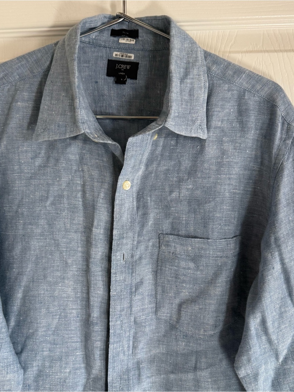 Blue Button Down - Picture 3 of 5